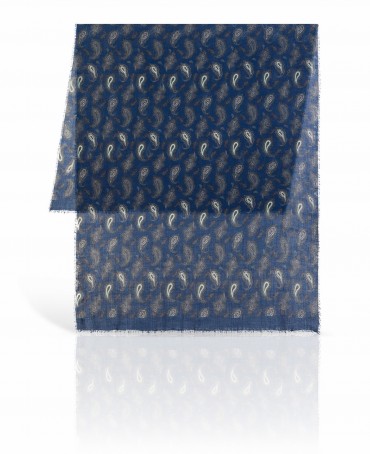 Палантин Унисекс W70.TW4-SK140/BLUISH